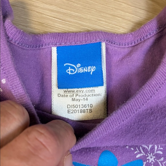 Disney Frozen Kids Pajama/Cozy Playtime Set - Purple, Pink, and White 5/6 - Picture 6 of 11